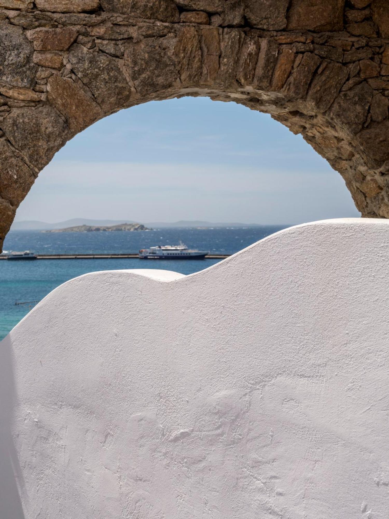Yalos Hotel Sunset View Mykonos Town Private Rooms Exterior photo