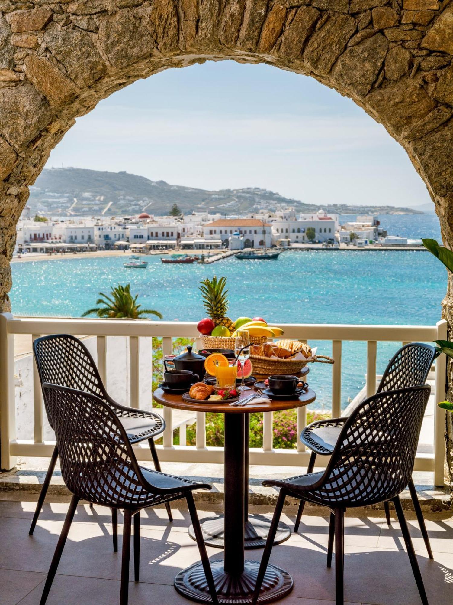 Yalos Hotel Sunset View Mykonos Town Private Rooms Exterior photo