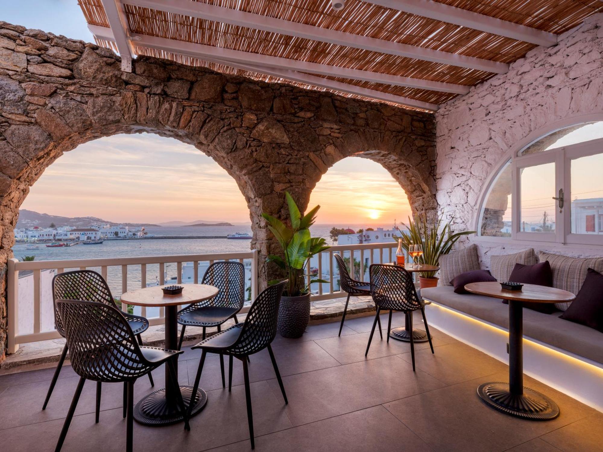Yalos Hotel Sunset View Mykonos Town Private Rooms Exterior photo