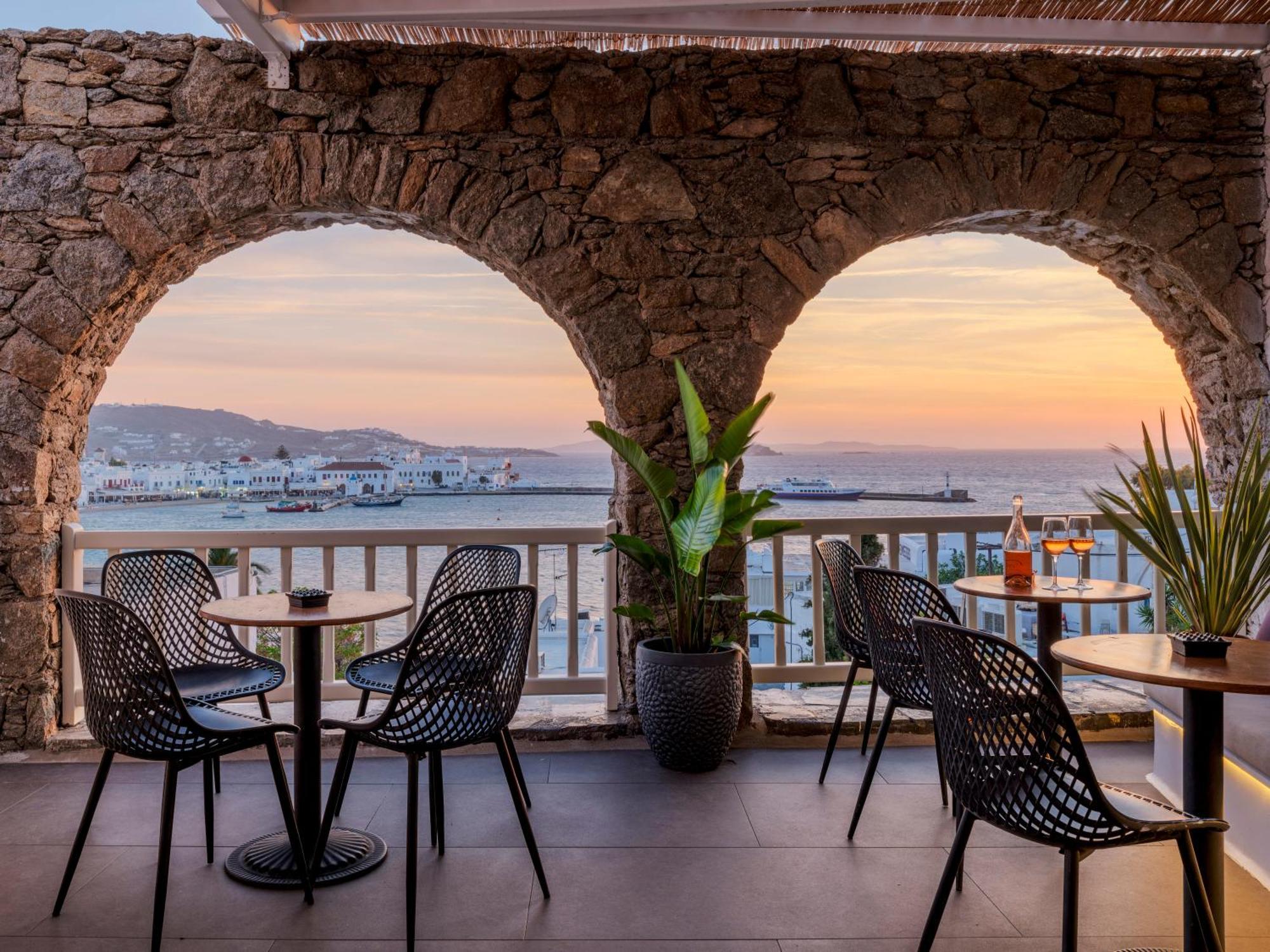 Yalos Hotel Sunset View Mykonos Town Private Rooms Exterior photo